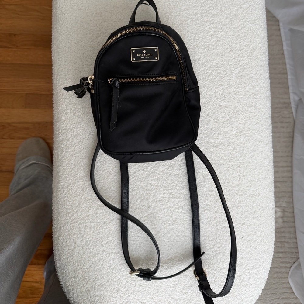 Kate Spade Elegant Black Backpack - Picture 2 of 7